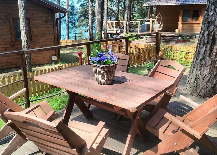 Zakatek Wdzydze Z Widokiem Na Jezioro -domek Nr 19 Semesterbostad Borsk